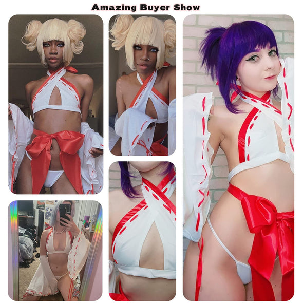 Japanese Anime Miko Cosplay Outfit