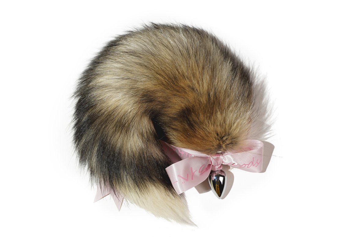 16"- 17"FOX TAIL METAL BUTT PLUG Paloliworld 16"- 17"FOX TAIL METAL BUTT PLUG Paloliworld