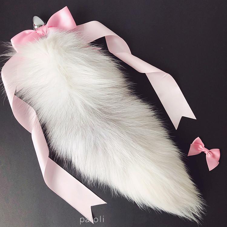 SILVER FOX TAIL PLUG Paloliworld SILVER FOX TAIL PLUG Paloliworld