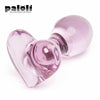 PALOLI HEART CRYSTAL GLASS ANAL PLUG